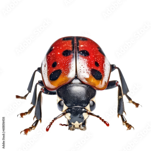 a ladybug isolated on transparent background cutout   © Papugrat