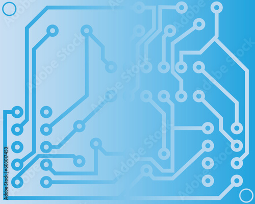 Electric scheme for design use. Vector illustration.