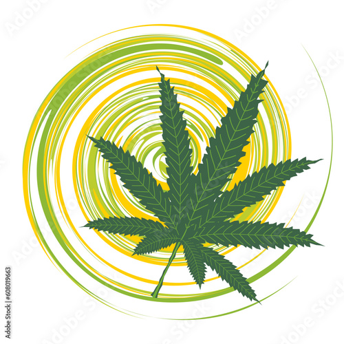 Cannabis leaf