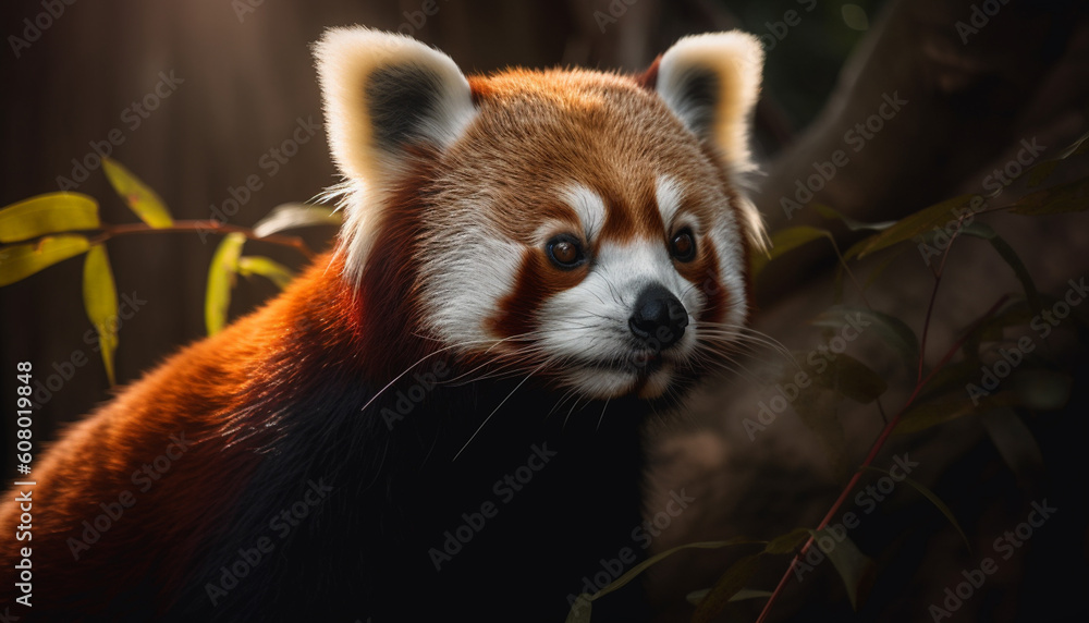 red panda eating generative art red panda eating generative art