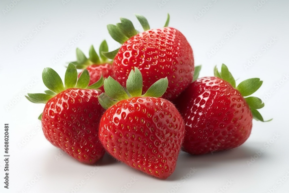 Appetizing tasty Strawberries. The concept of proper nutrition and vitamins in the crop. AI generated, human enhanced. Appetizing tasty Strawberries. The concept of proper nutrition and vitamins in the crop. AI generated, human enhanced.