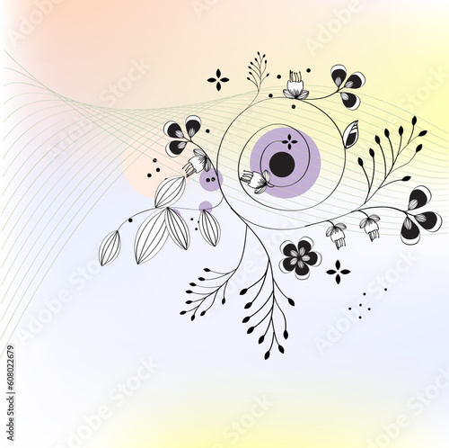 Template for greeting card