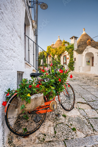 Streets of Alberobello, Italy