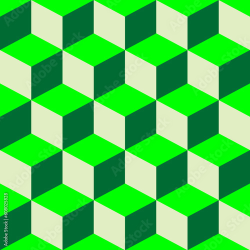psychedelic pattern, mixed green, vector art illustration