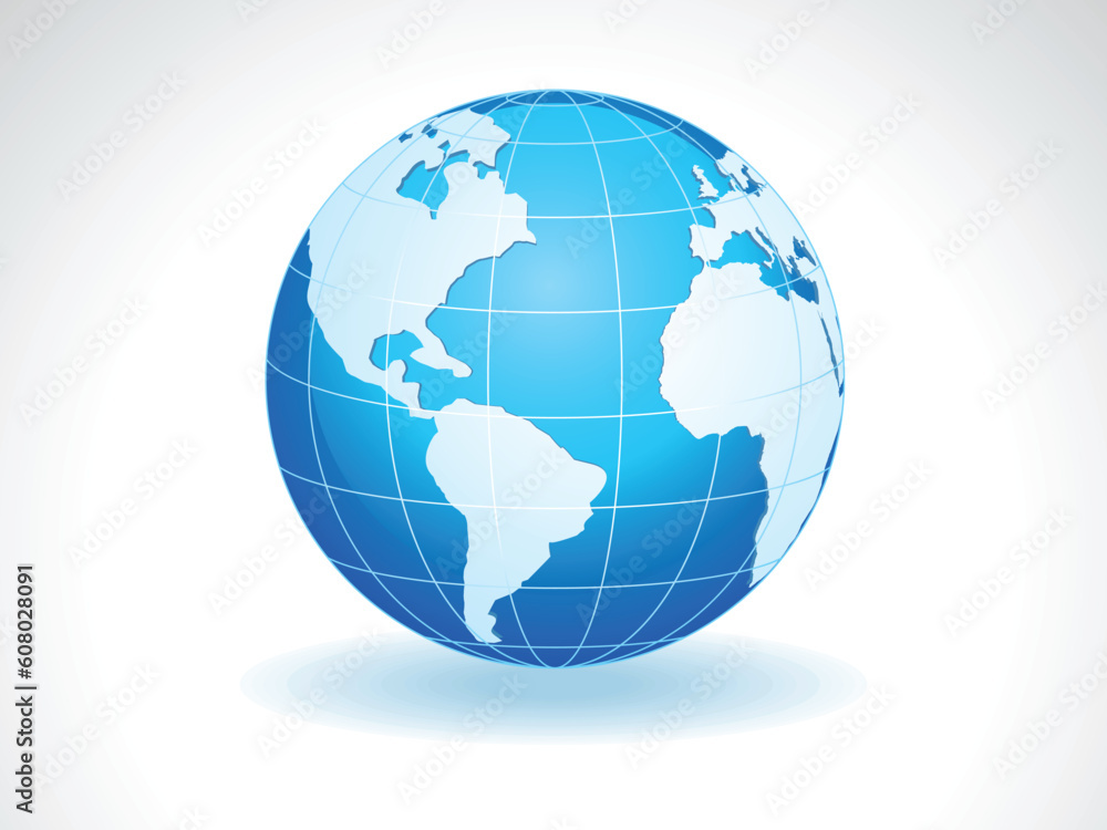abstract detailed shiny globe vector illustration abstract detailed shiny globe vector illustration