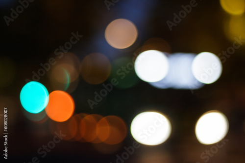 Luces abstractas de calle