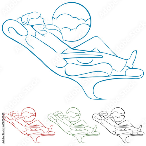 An image of a First Class Airline Passenger.