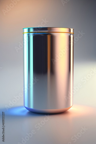 blank label bottle container mock up. ai illustration generated
