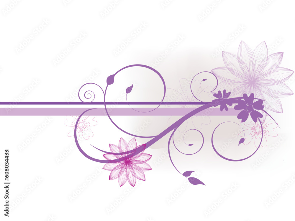 vector eps10 illustration of an elegant floral background