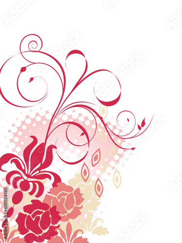 vector eps10 illustration of an elegant floral background