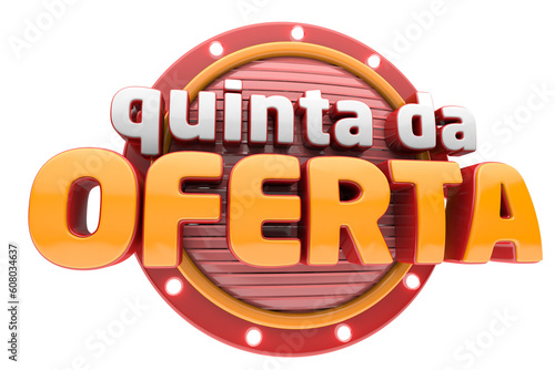 Quinta da Oferta selo 3d