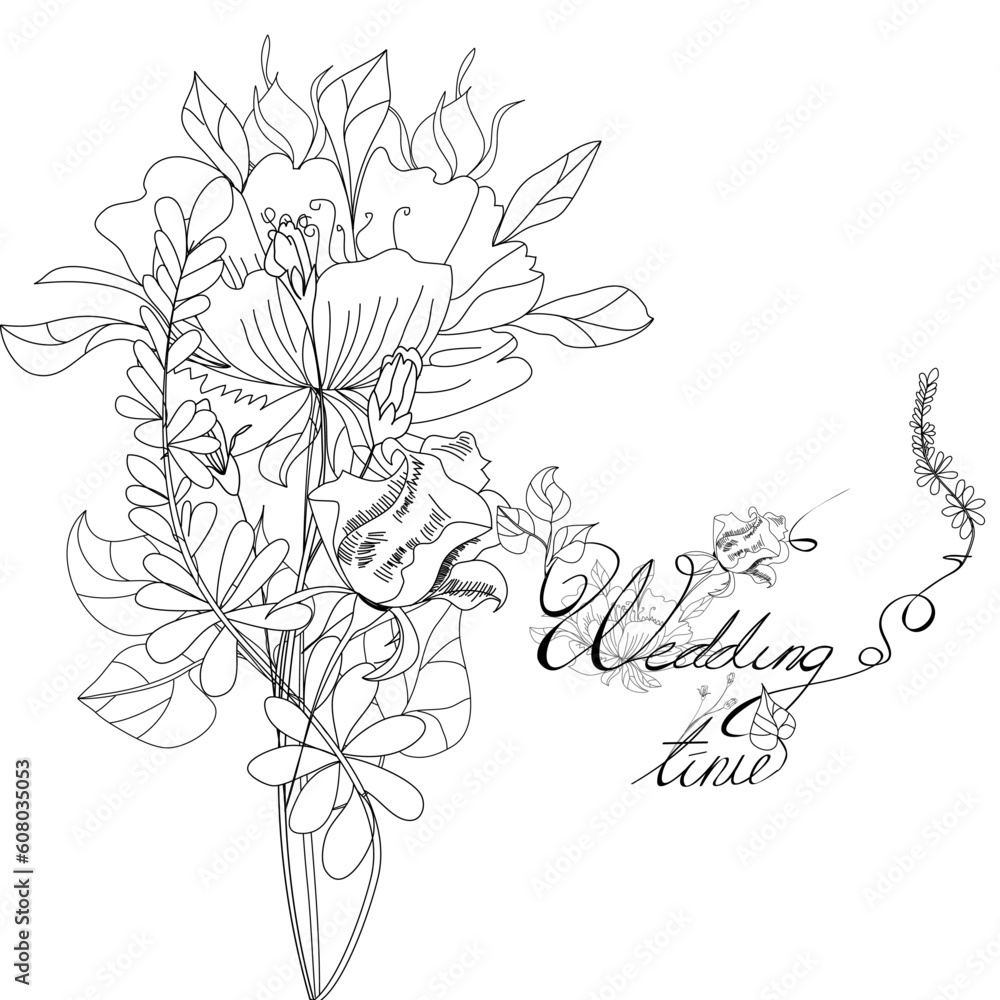 Template for wedding card