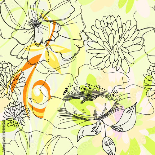 Floral seamless pattern