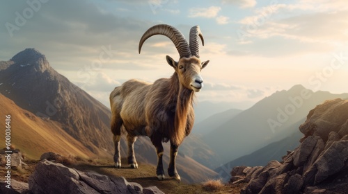mountain goat in the mountains © Aqib