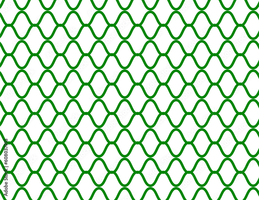 Naklejka premium 緑フェンス模様