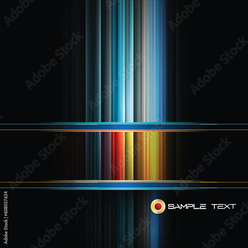 Neon Stripes Design - EPS10 Abstract Vector Background