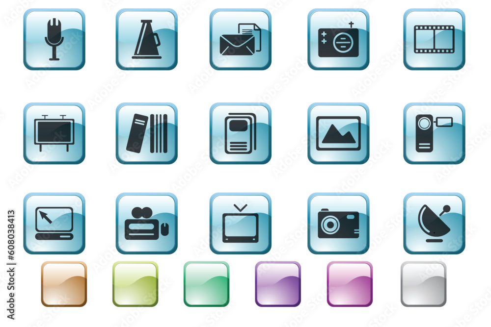 Media and Publishing icons