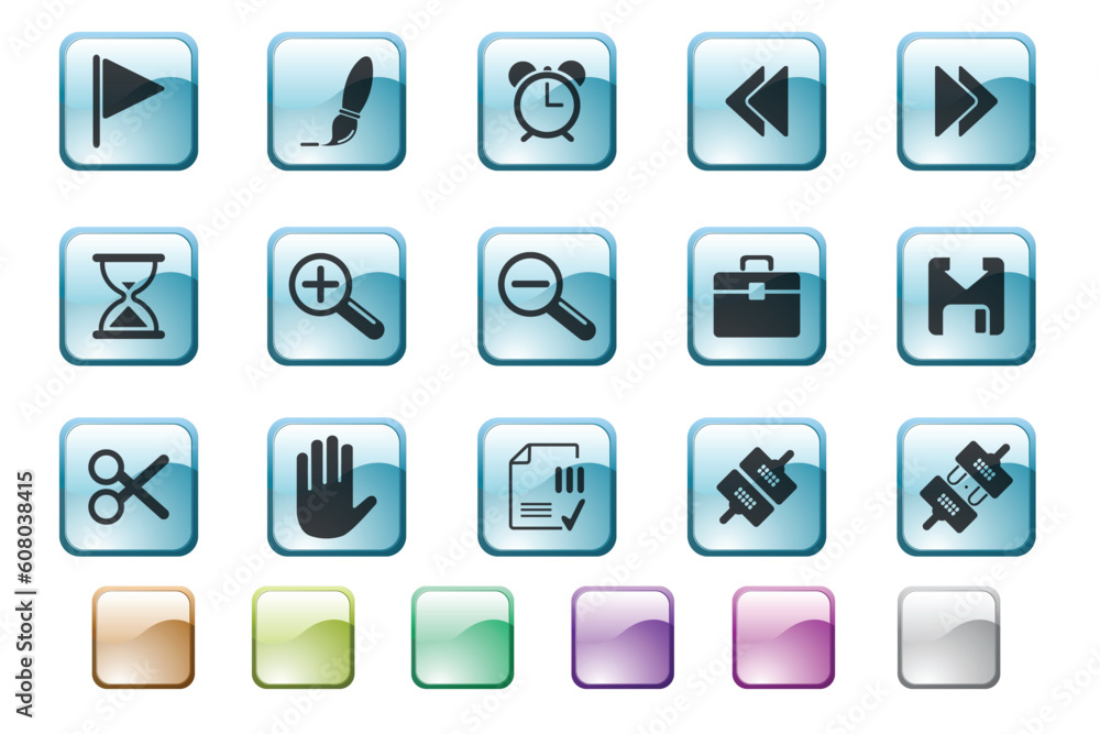 Toolbar and Interface icons Toolbar and Interface icons