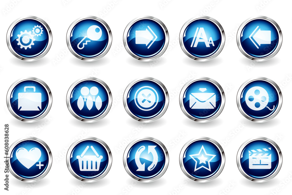 website and internet icons