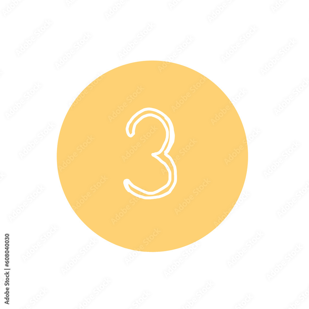 illustration of number3 illustration of number3