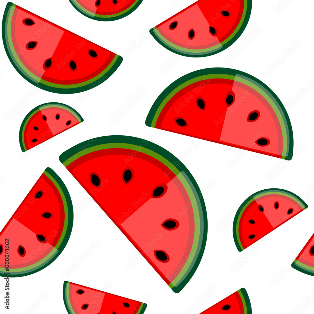 Watermelon seamless background for your design Watermelon seamless background for your design
