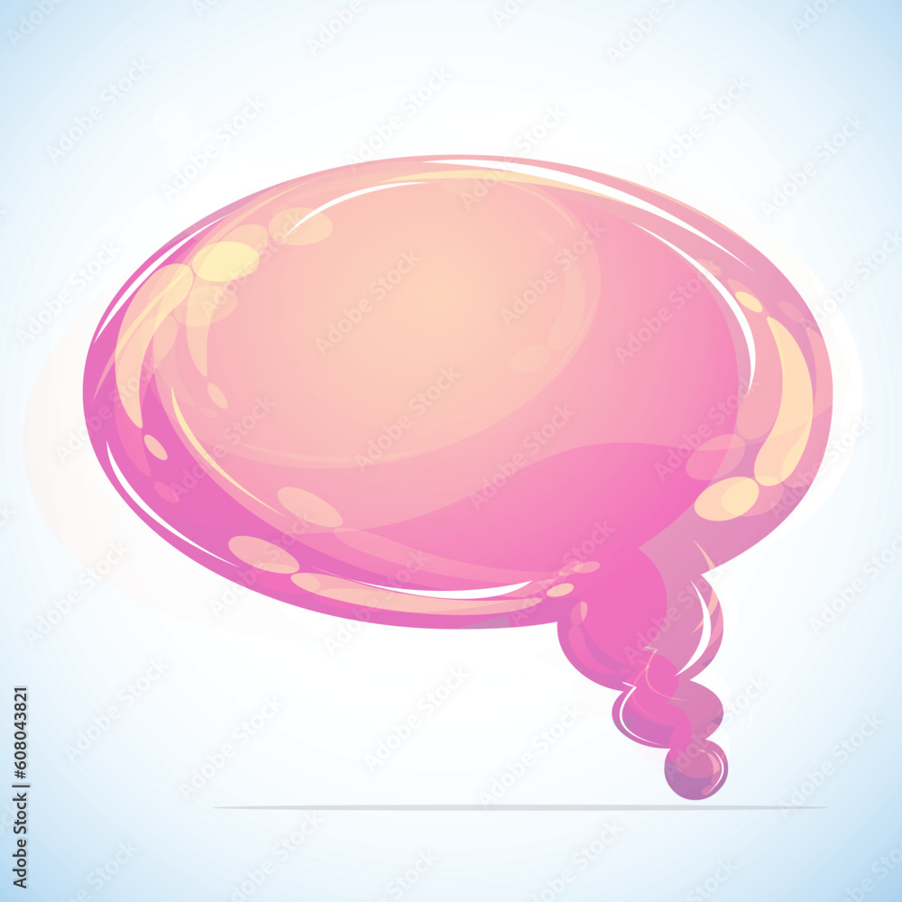 illustration of vector bubble on white background illustration of vector bubble on white background