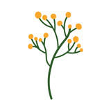 Aesthetic spring flower vector illustration for background and banner element decoration