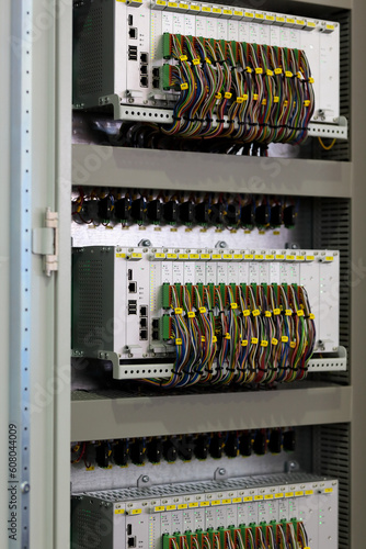 industrial automation & control system close up