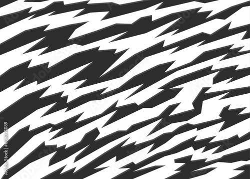 Abstract background with rough and jagged lines pattern