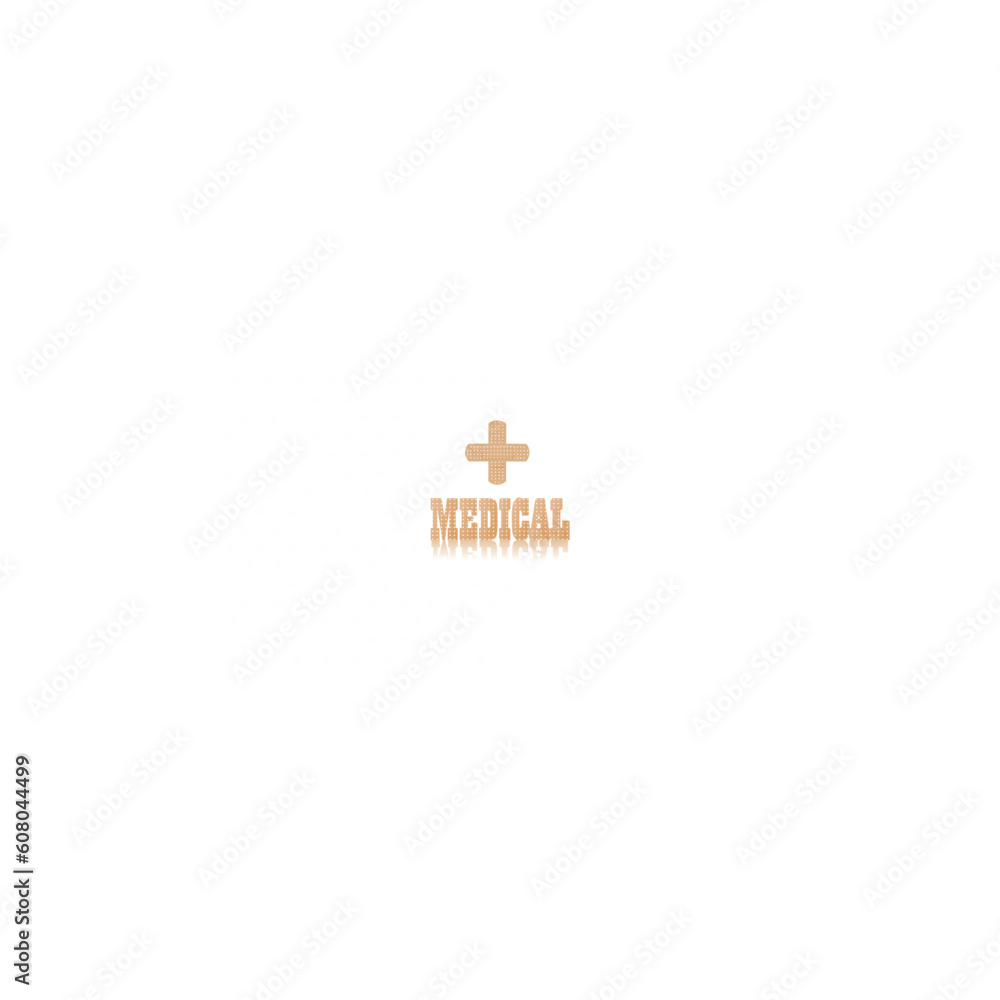 illustration of medical text and symbol illustration of medical text and symbol