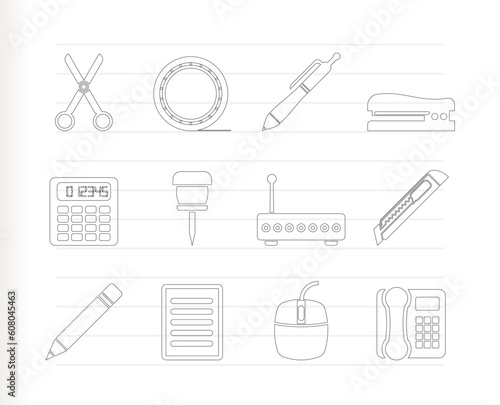 Business and Office icons - vector icon set