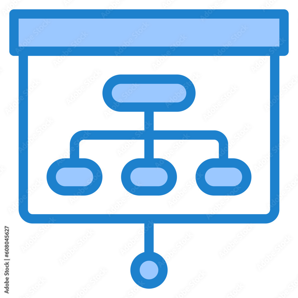 presentation blue style icons presentation blue style icons