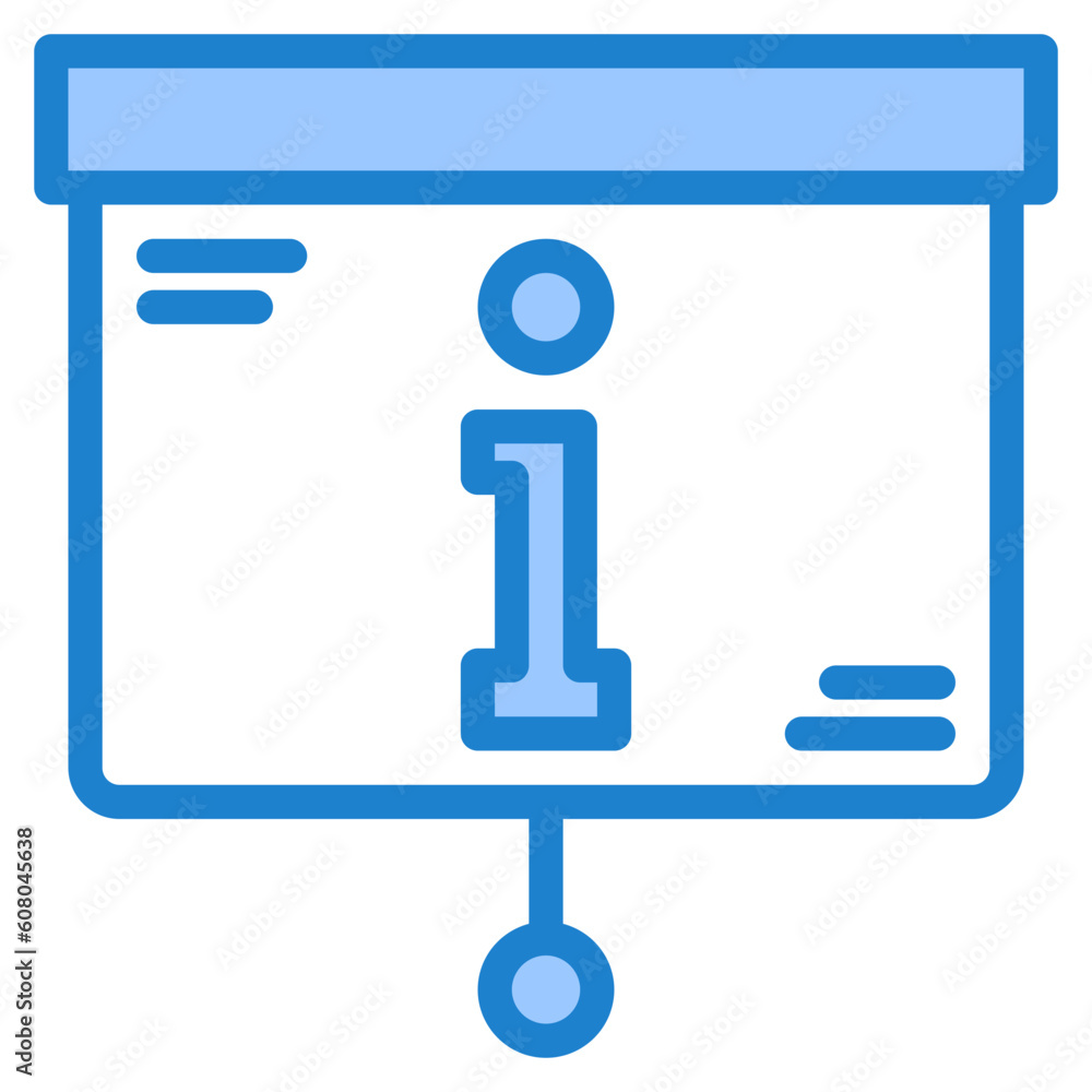 presentation blue style icons presentation blue style icons