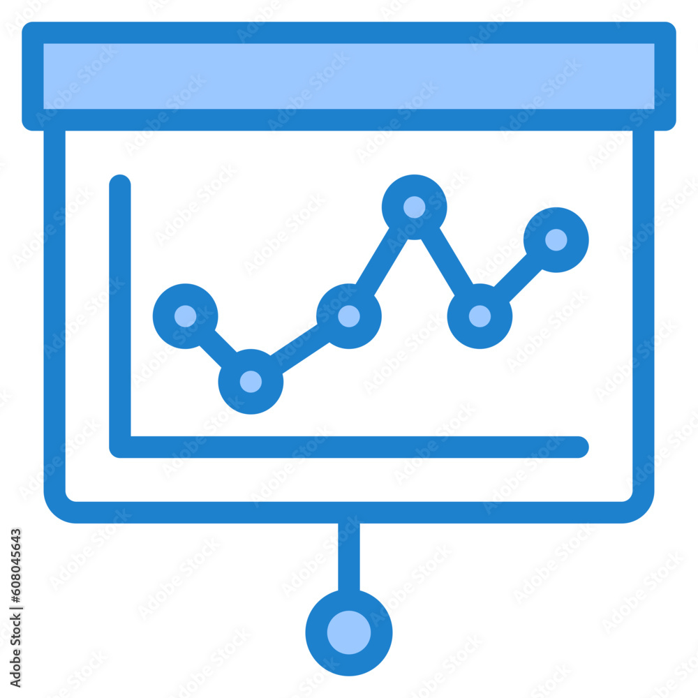 presentation blue style icons presentation blue style icons
