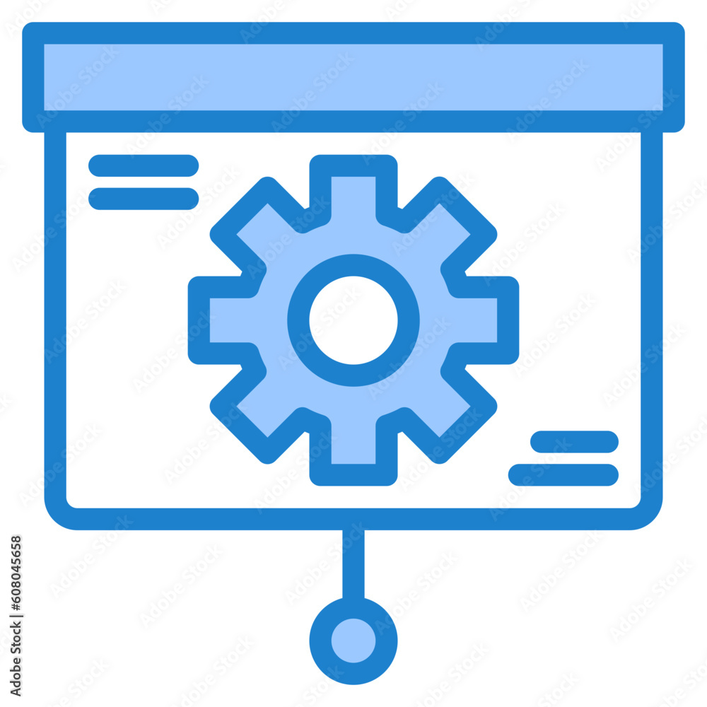 presentation blue style icons presentation blue style icons