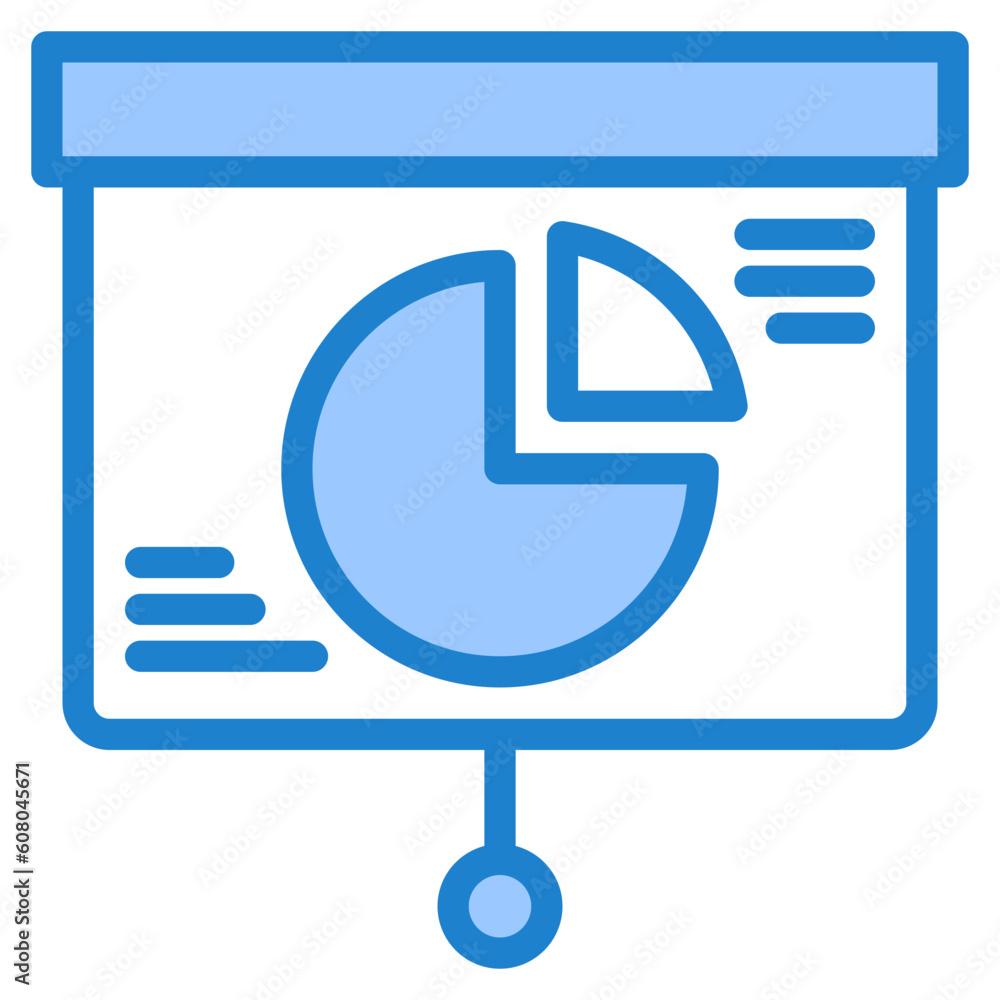 presentation blue style icons presentation blue style icons