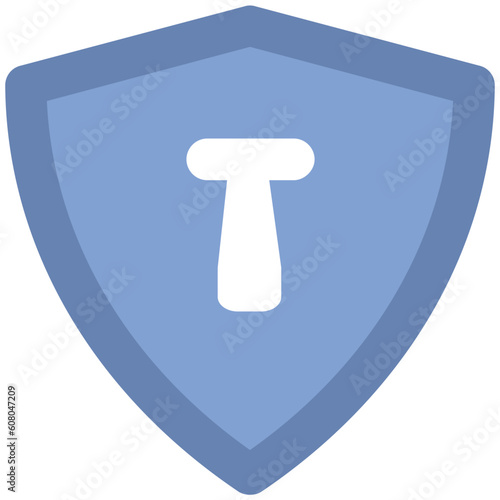 An icon of keylock is denoting the concept of protection 