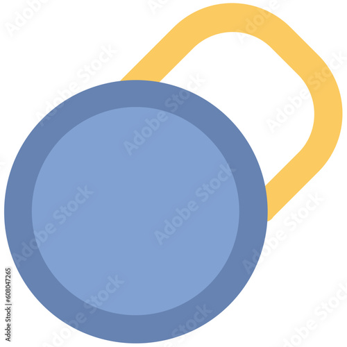 An icon of keylock is denoting the concept of protection 