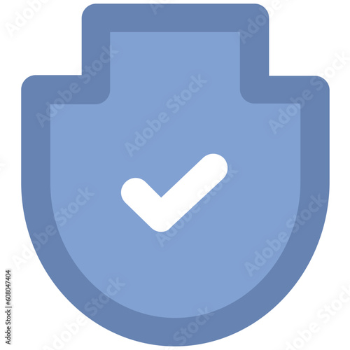 An icon of shield is showing the concept of protection 