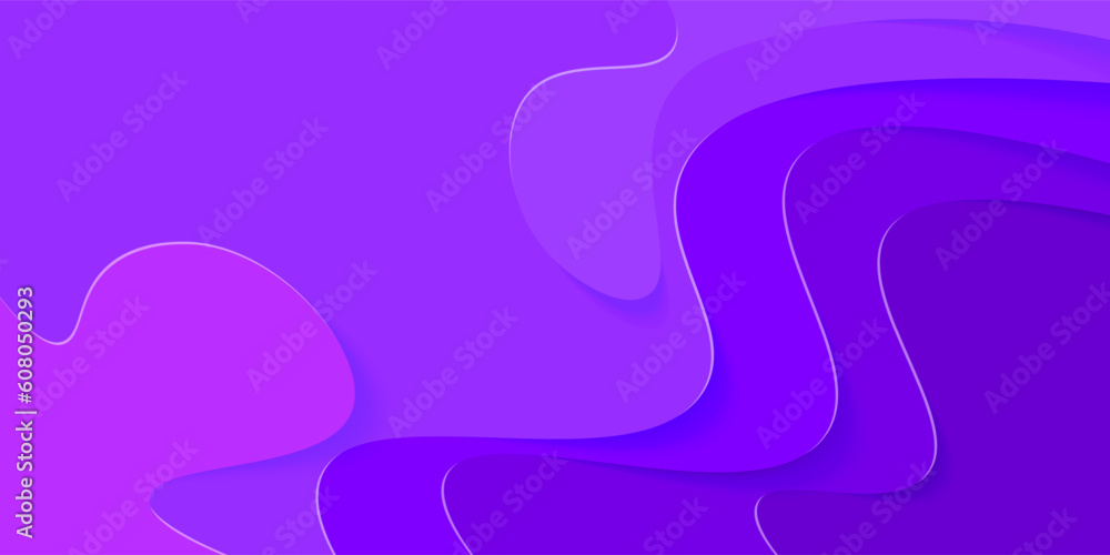 Horizontal banners paper cut waves abstract background. Horizontal banners paper cut waves abstract background.