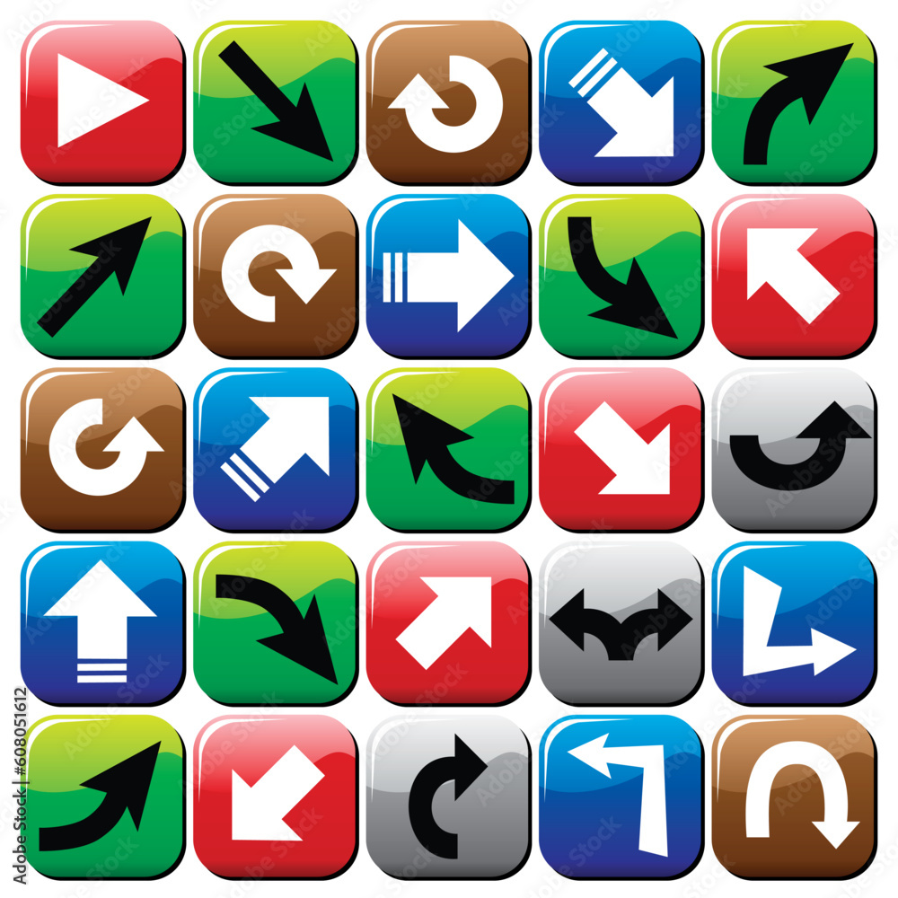 vector collection of various arrow shapes vector collection of various arrow shapes