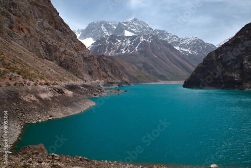 The Seven Lakes near the Uzbek border in Tajikistan © jaturunp