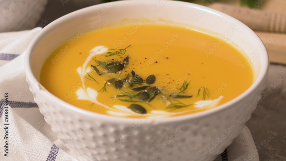 Homemade pumpkin soup Homemade pumpkin soup