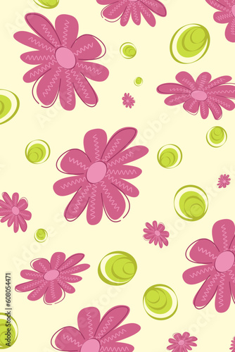 illustration of floral background