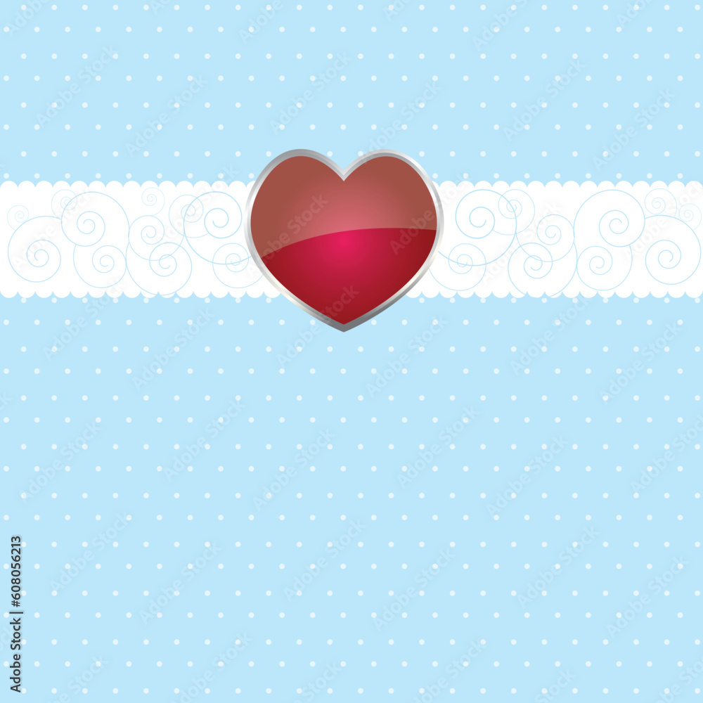 Abstract background with  heart. vector illustration