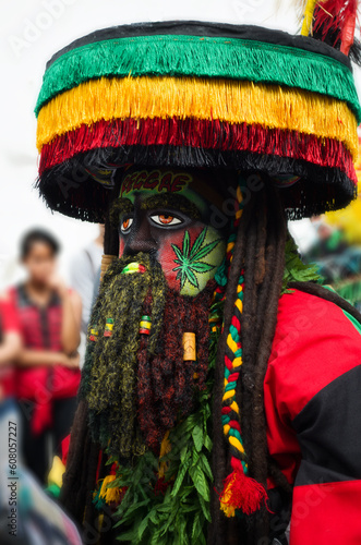 Chinelo. Carnaval Tlayacapan Morelos photo