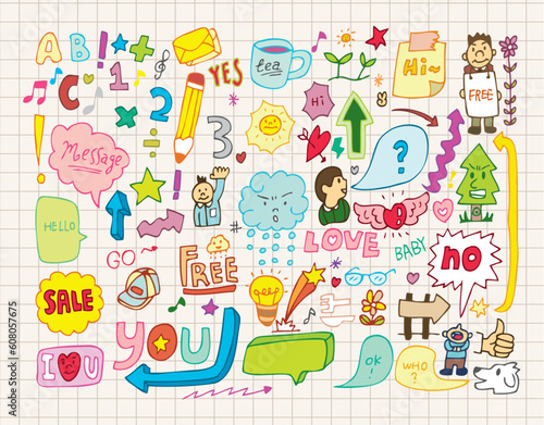 collection of doodles(hand draw)