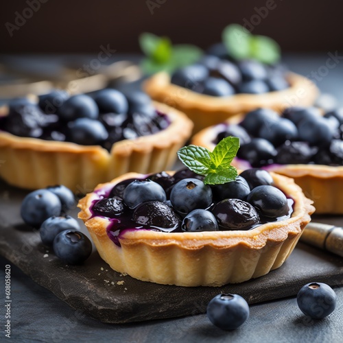 blueberry tarts - generative ai