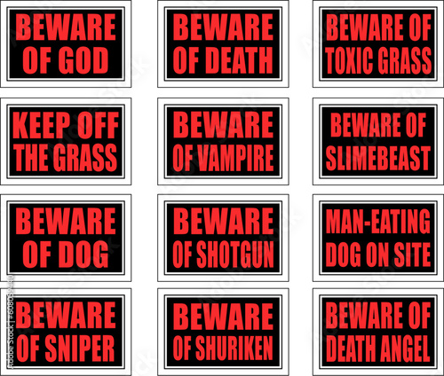 12 warning signs with practical and creative seriousness.