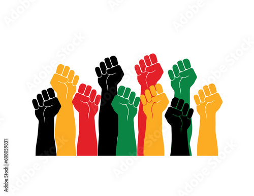 Juneteenth Upraised Fists